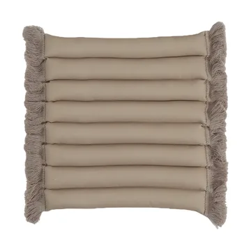 Garden Glory cushion with fringes - Beige, beige fringe, 38x40 cm - Garden Glory