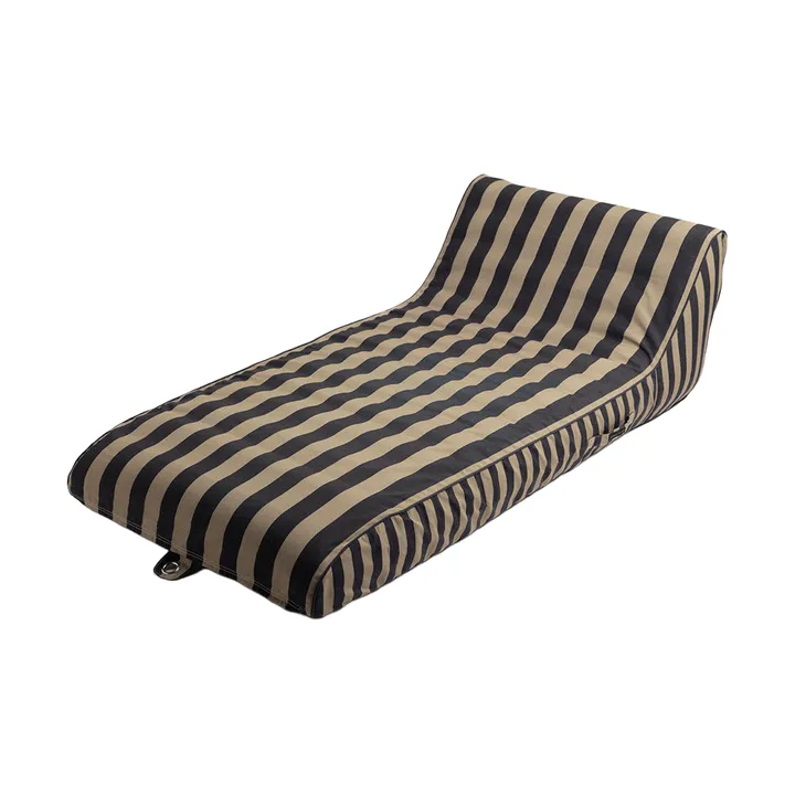 Garden Glory floating sunbed - Black-beige, 85x168.5 cm - Garden Glory