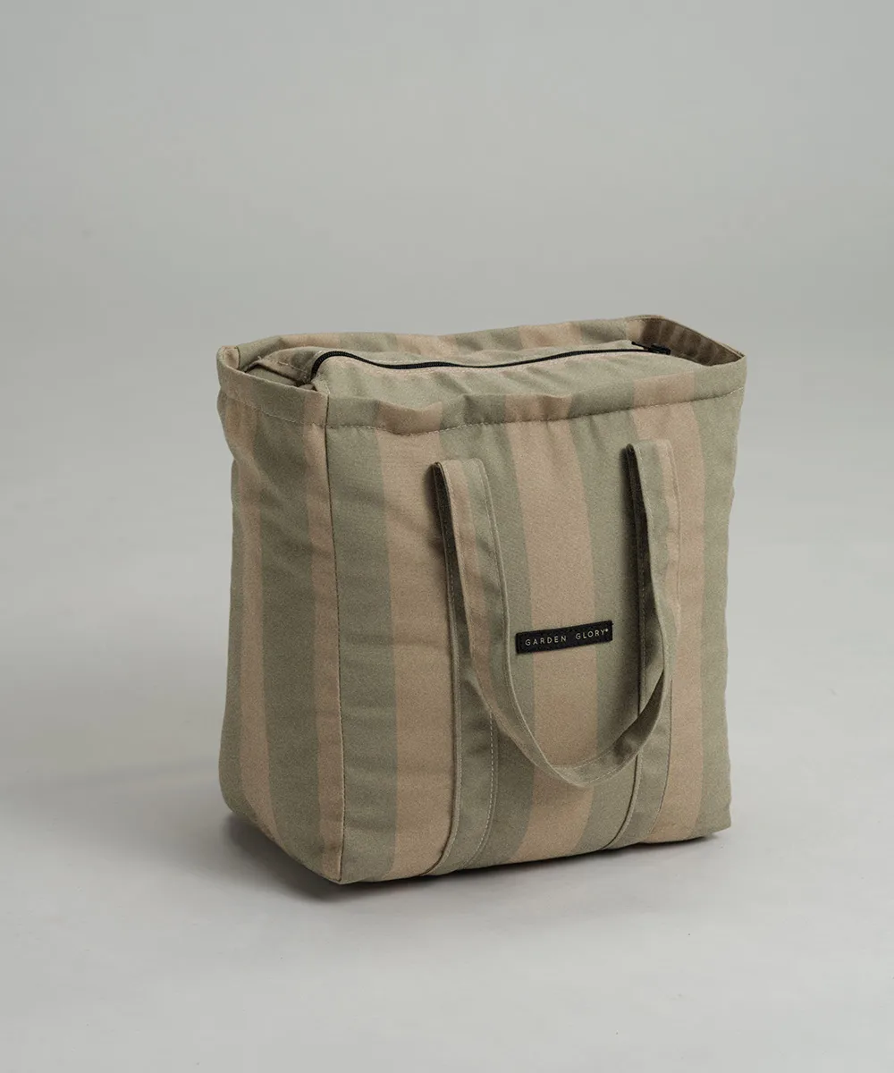 Garden Glory floating sunbed, Eucalyptus green-beige, 85x168.5 cm Garden Glory