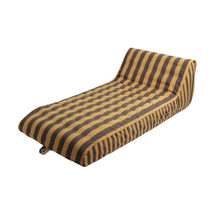 Garden Glory floating sunbed - Saffron yellow-brown, 85x168.5 cm - Garden Glory