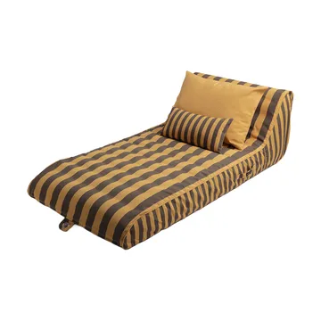 Garden Glory floating sunbed - Saffron yellow-brown, 85x168.5 cm - Garden Glory