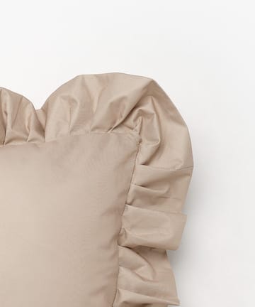 Garden Glory Outdoor cushion with frill 45x45 cm - Beige - Garden Glory