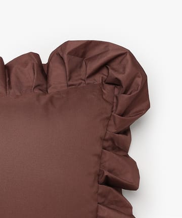 Garden Glory Outdoor cushion with frill 45x45 cm - Brown - Garden Glory