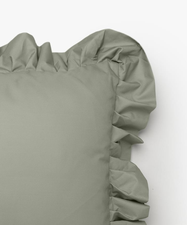 Garden Glory Outdoor cushion with frill 45x45 cm, Green Garden Glory