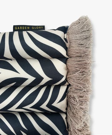 Garden Glory Outdoor seat cushion bench - Zebra fringe - Garden Glory