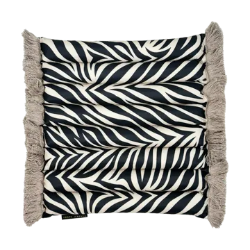 Garden Glory Outdoor seat cushion - Zebra fringe - Garden Glory