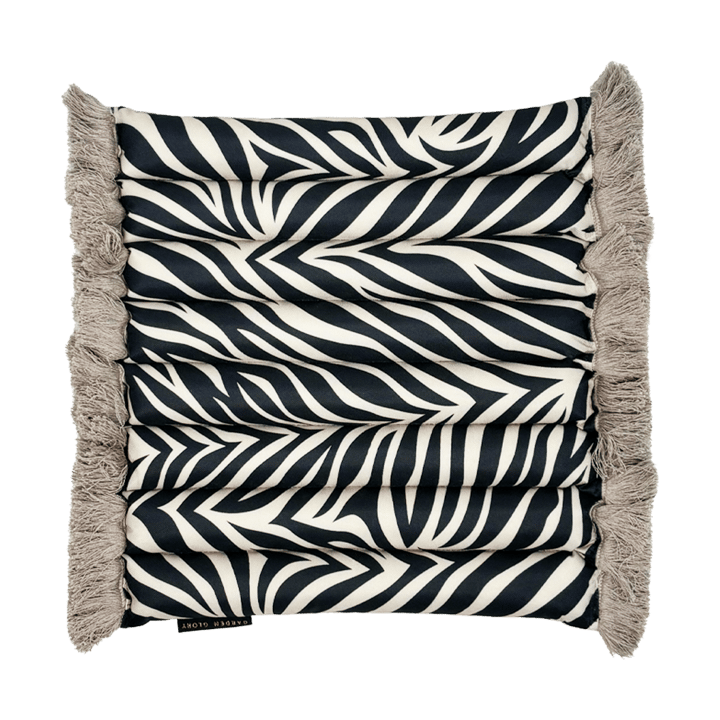 Garden Glory Outdoor seat cushion - Zebra fringe - Garden Glory
