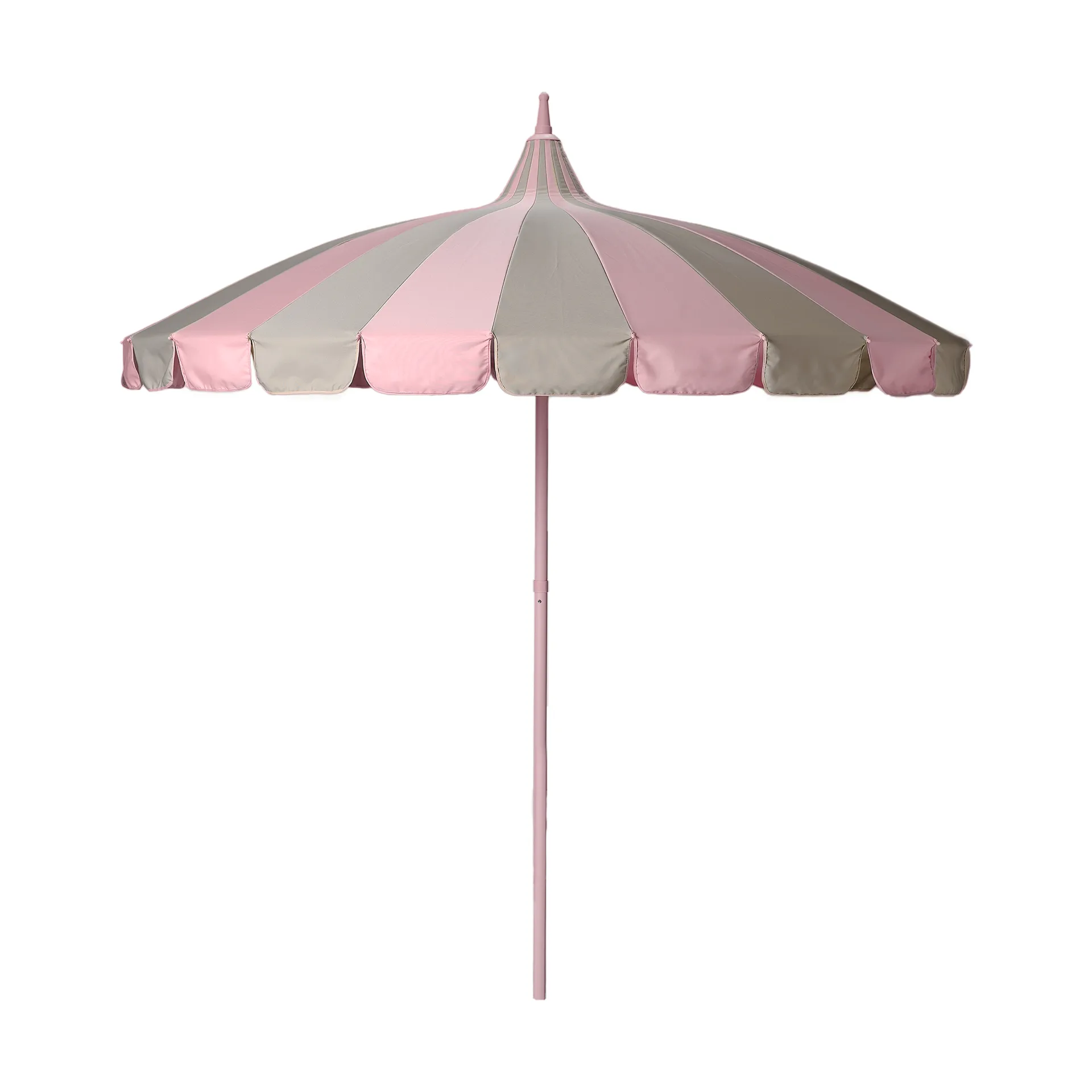Garden Glory parasol, Pink-beige stripe Garden Glory