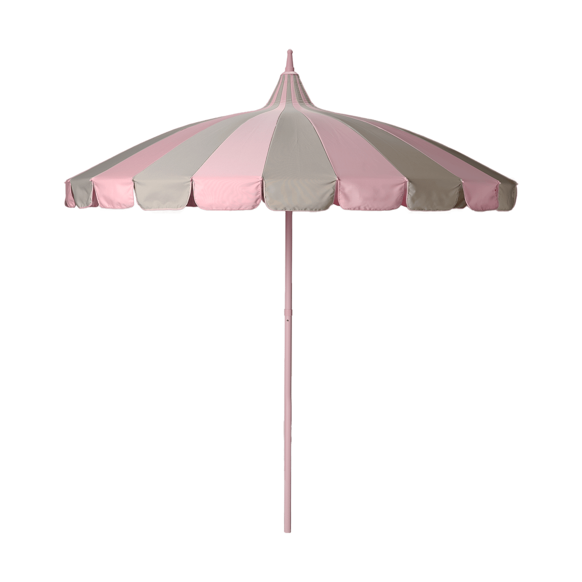 Garden Glory Garden Glory parasol Pink-beige stripe