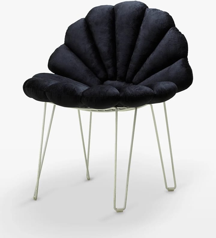 Garden Glory Shell seat cushion, Black Garden Glory