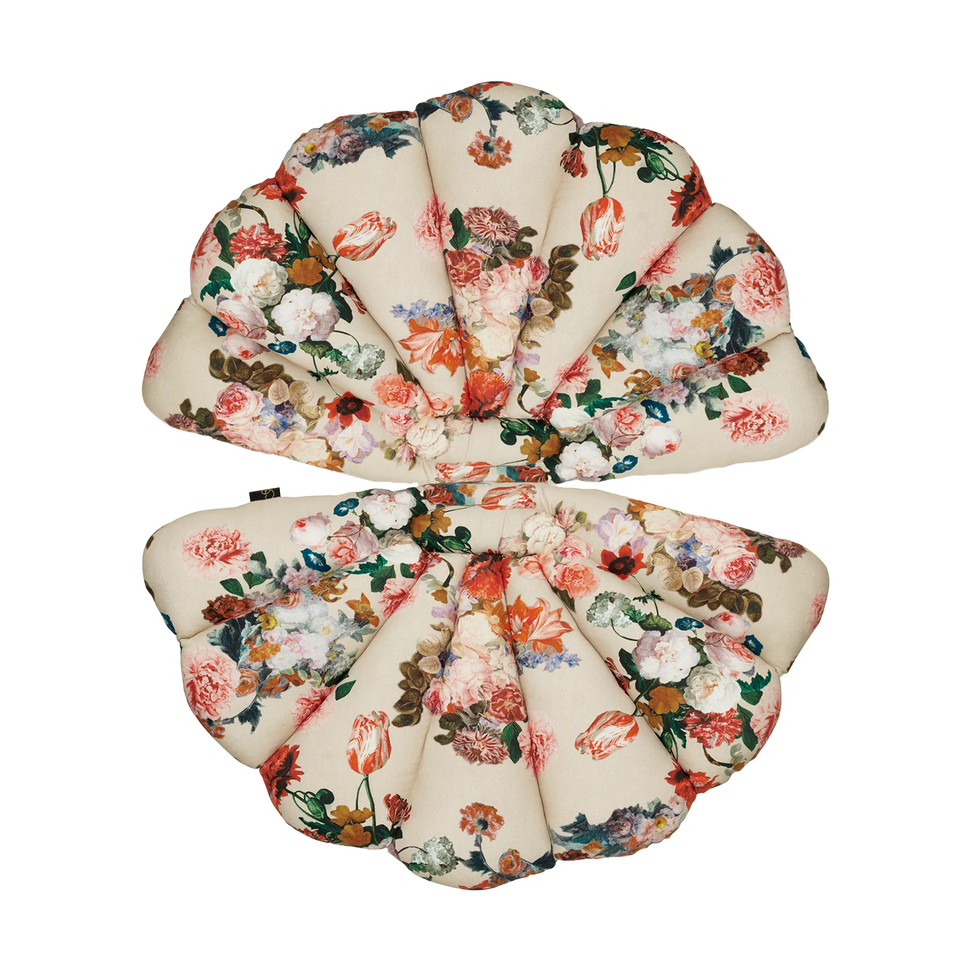 Garden Glory Shell seat cushion, Flower Garden Glory