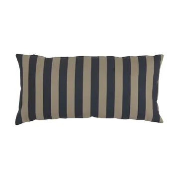 Garden Glory striped cushion - Black-beige, 25x50 cm - Garden Glory