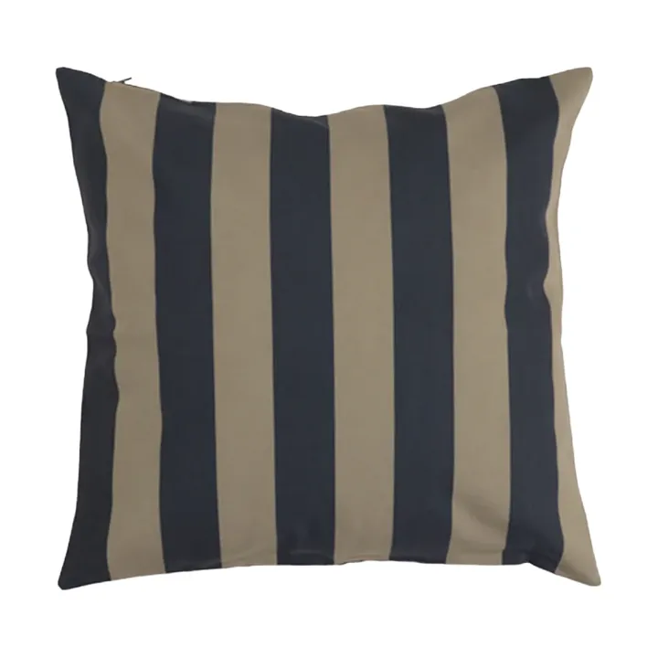 Garden Glory striped cushion - Black-beige, 50x50 cm - Garden Glory