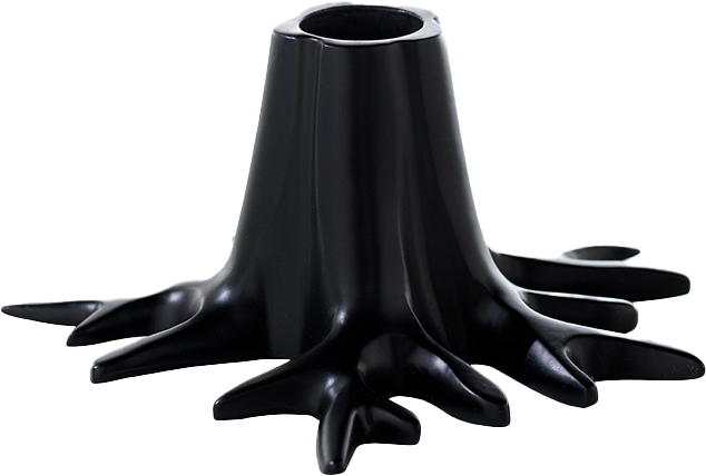 Garden Glory The Root candle holder Black matte | Scandinavian Design | Tea light holders, lanterns & candle dishes | Black