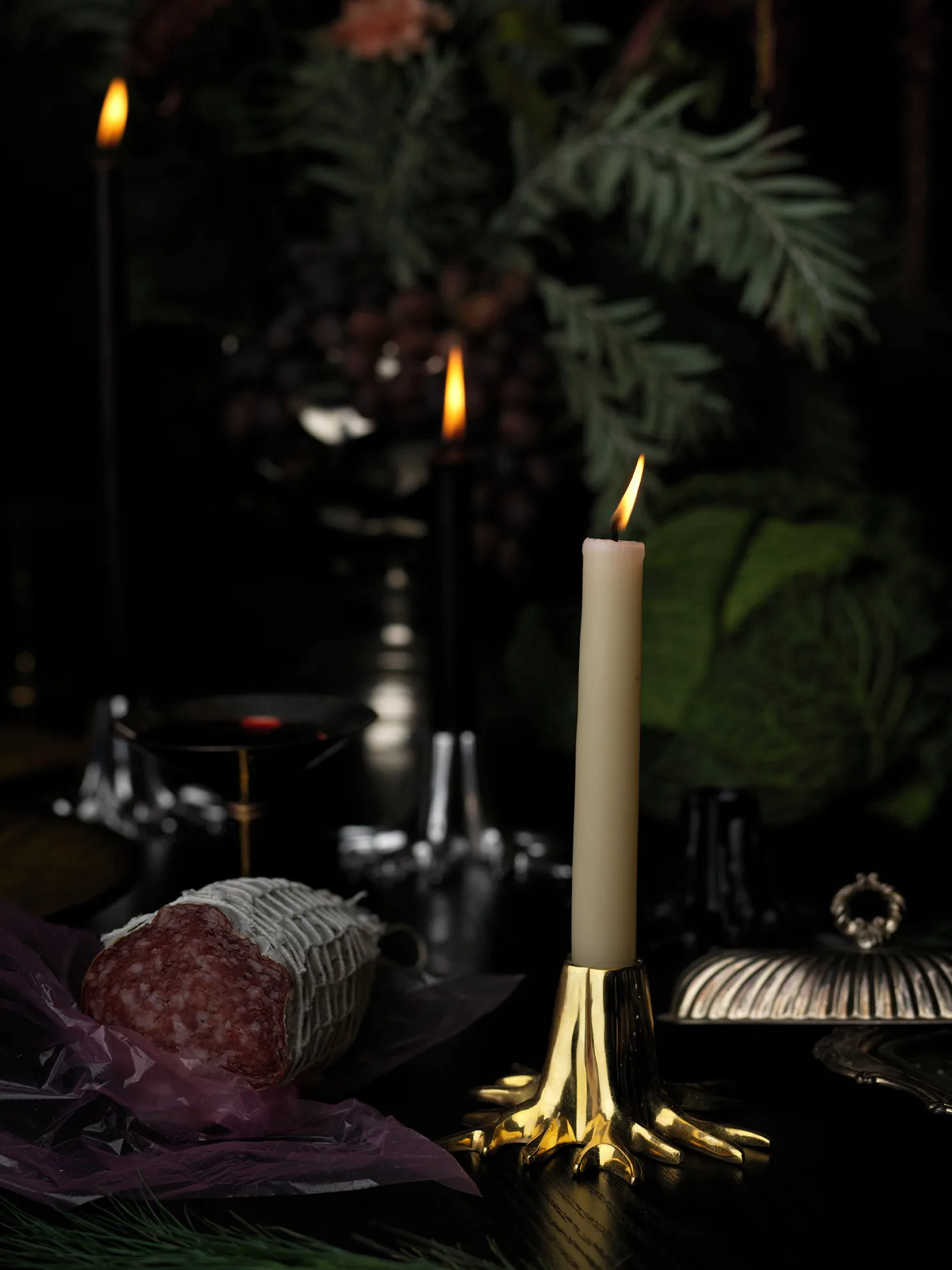 Garden Glory The Root candle holder, Brass Garden Glory