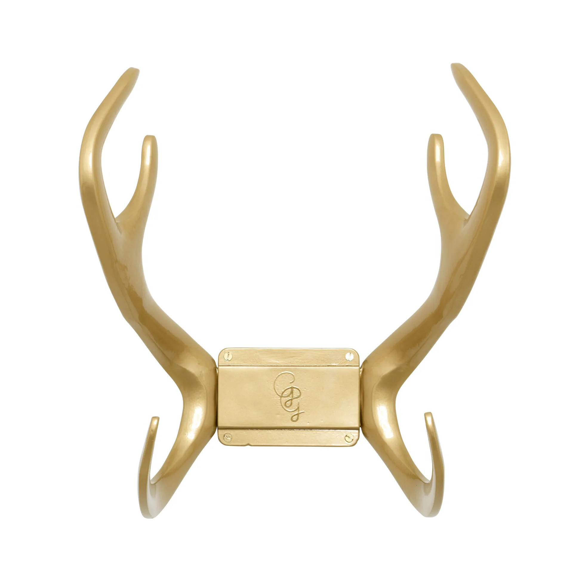 Garden Glory wall mount reindeer, Gold Garden Glory
