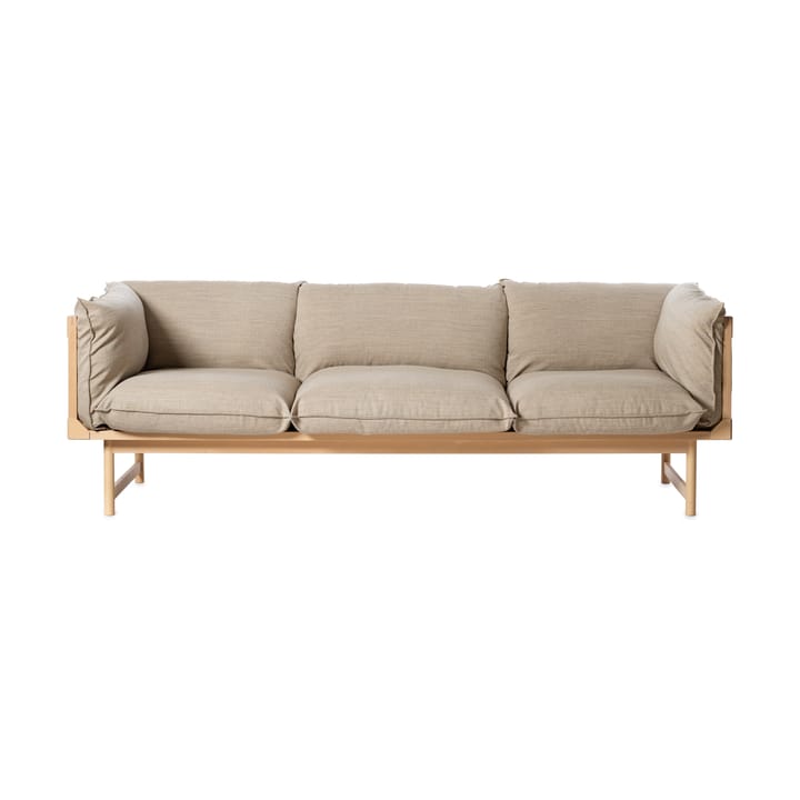 Bleck 3-seater sofa - Beech-white-waterfall 0212 - Gärsnäs