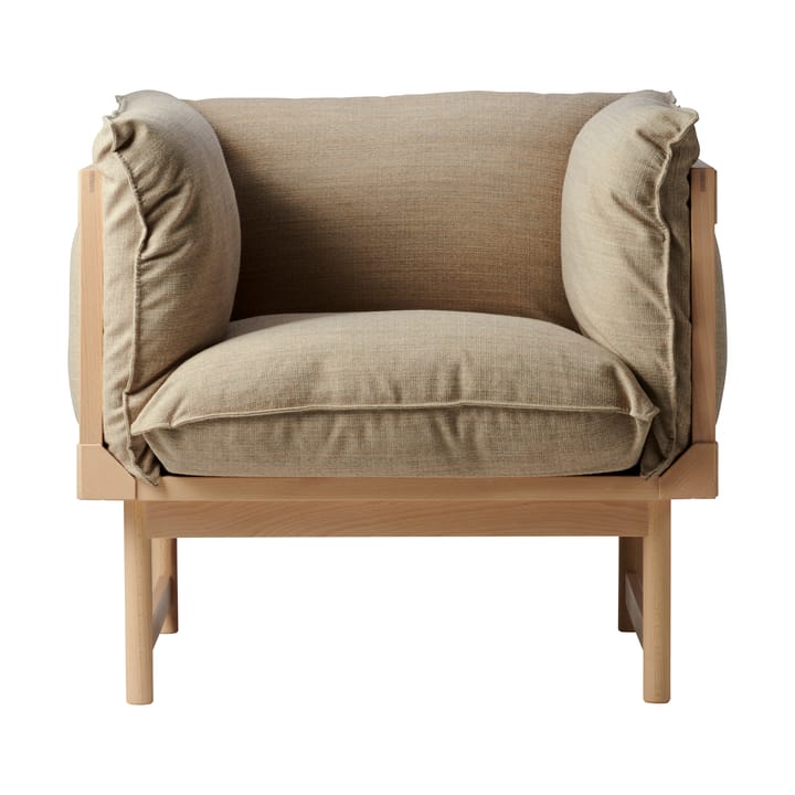 Bleck armchair, Beech-white-foss 0212 Gärsnäs