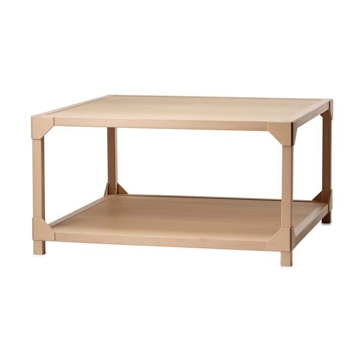 Bleck coffee table 75x75 cm veneer - Beech-natural - Gärsnäs