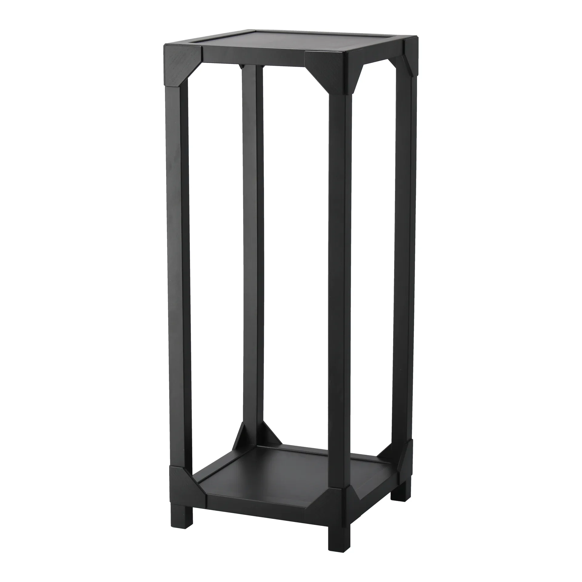 Bleck pedestal veneer, Beech-black stain Gärsnäs