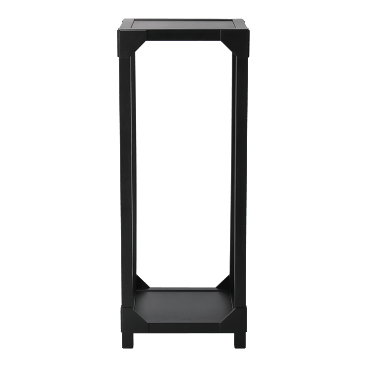 Bleck pedestal veneer, Beech-black stain Gärsnäs