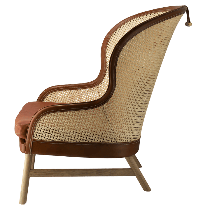 Dandy armchair - Oak-natural-Tärnsjö leather cognac - Gärsnäs