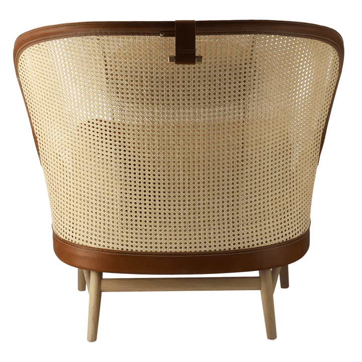 Dandy armchair - Oak-natural-Tärnsjö leather cognac - Gärsnäs