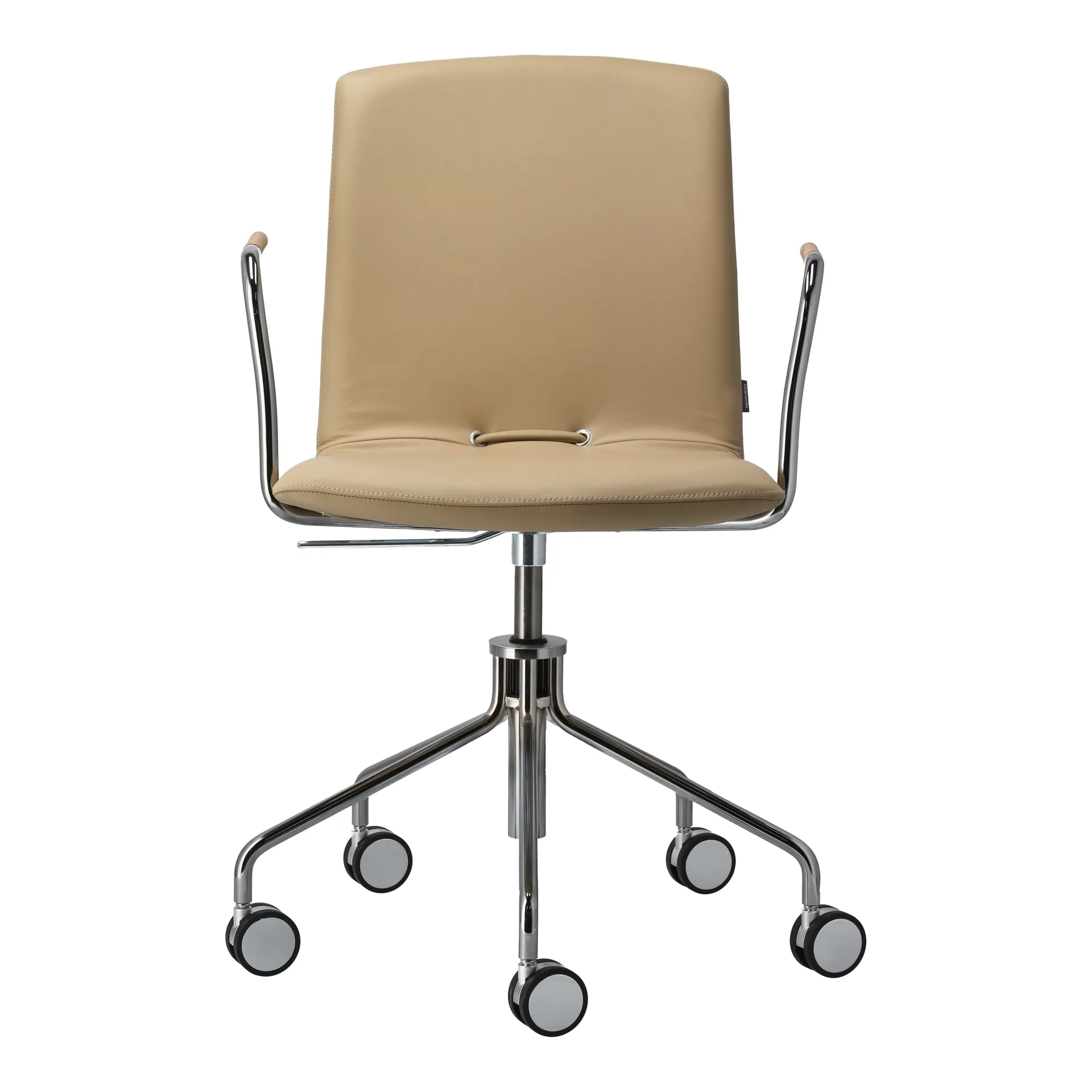 Day armchair swivel stand chrome, Oak-natural-H&S-elmosoft 02119 Gärsnäs