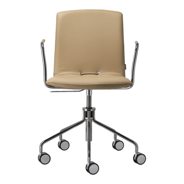 Day armchair swivel stand chrome - Oak-natural-H&S-elmosoft 02119 - Gärsnäs