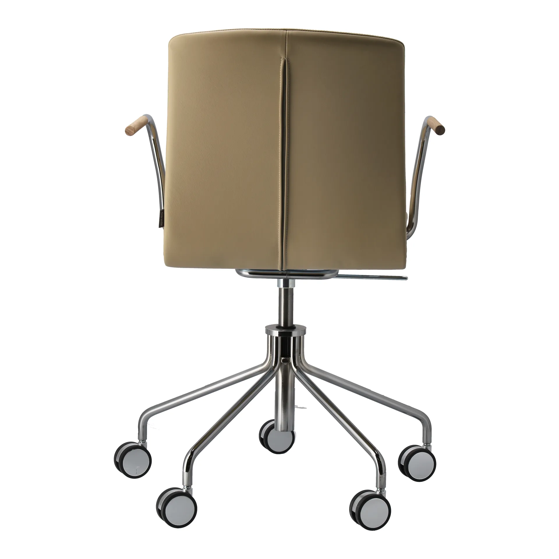 Day armchair swivel stand chrome, Oak-natural-H&S-elmosoft 02119 Gärsnäs
