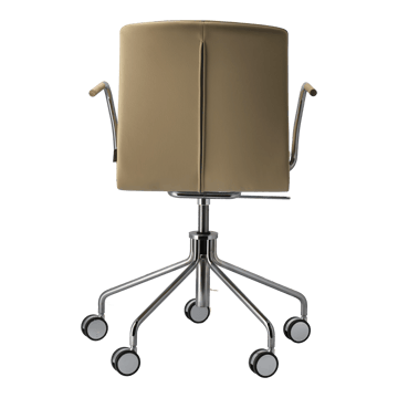 Day armchair swivel stand chrome - Oak-natural-H&S-elmosoft 02119 - Gärsnäs