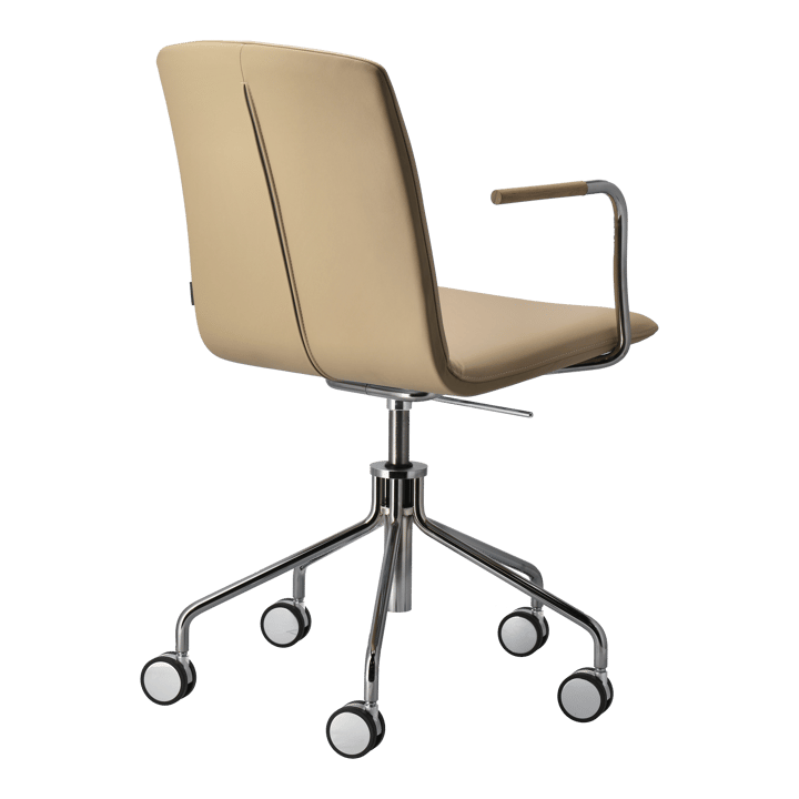 Day armchair swivel stand chrome - Oak-natural-H&S-elmosoft 02119 - Gärsnäs
