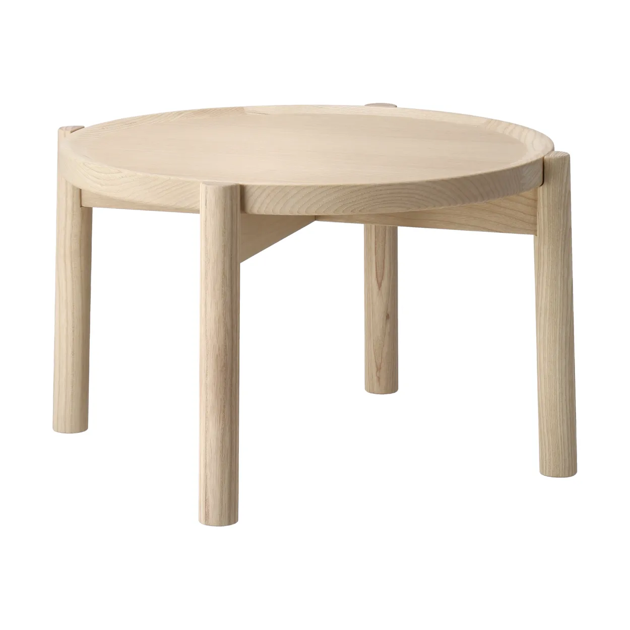 Gärsnäs Elna coffee table Ash-white-o40 cm | Scandinavian Design | Coffee tables | Beige