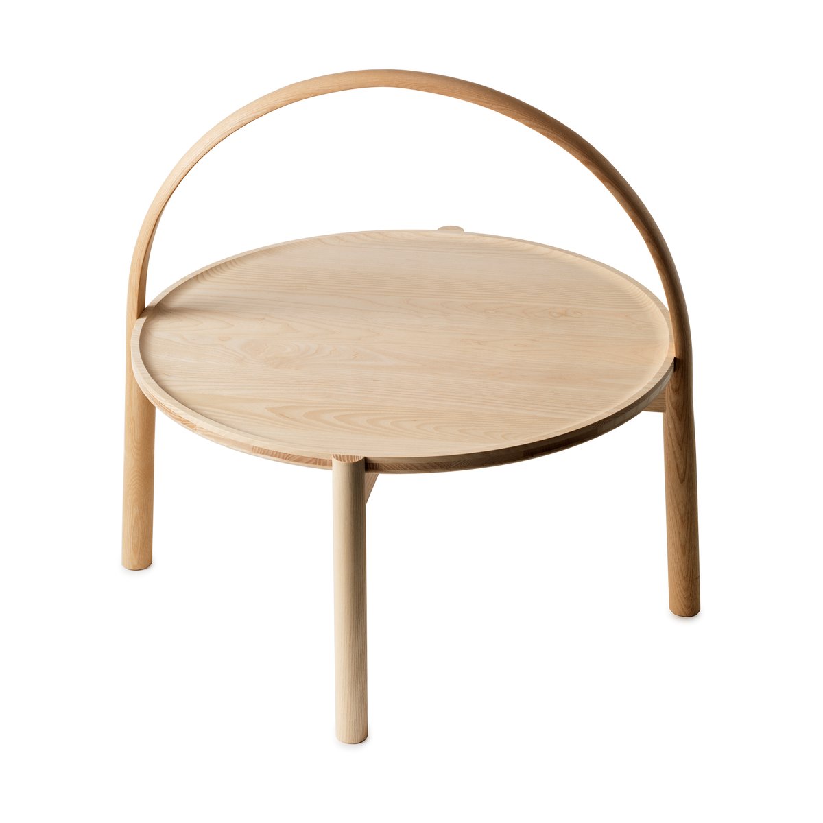 Gärsnäs Elna coffee table Ash-white-o60 cm with hanger
