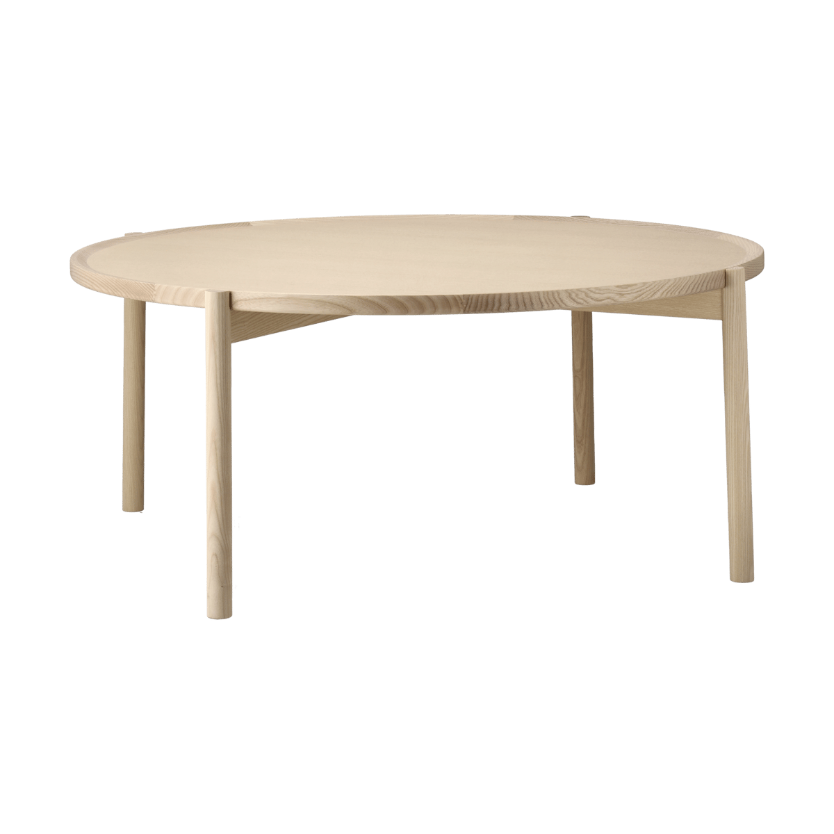 Gärsnäs Elna coffee table Ash-white-o90 cm | Scandinavian Design | Coffee tables | Beige