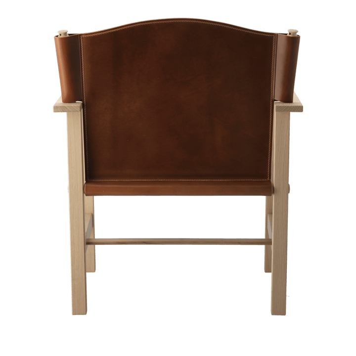 Ferdinand armchair - Oak-untreated-Tärnsjö leather cognac - Gärsnäs