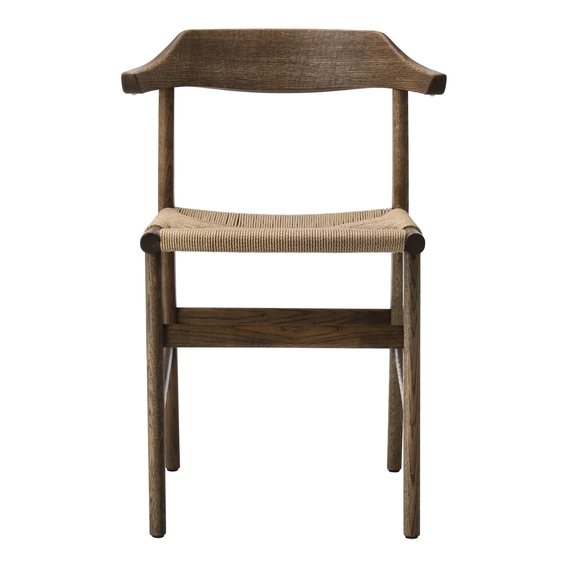 Hedda armchair, Oak-black-paper cord natural Gärsnäs