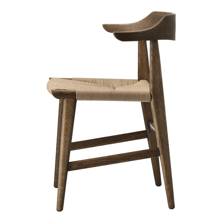 Hedda armchair, Oak-black-paper cord natural Gärsnäs