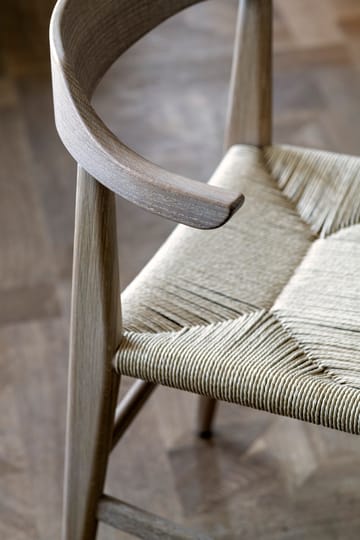 Hedda armchair - Oak-natural-paper cord nature - Gärsnäs