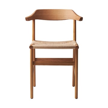 Hedda armchair - Oak-pure-paper cord natural - Gärsnäs