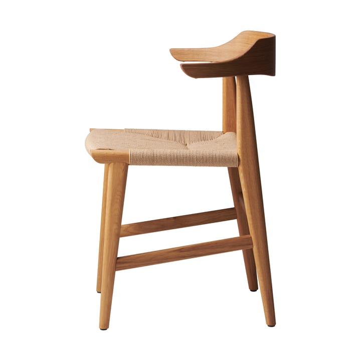 Hedda armchair - Oak-pure-paper cord natural - Gärsnäs