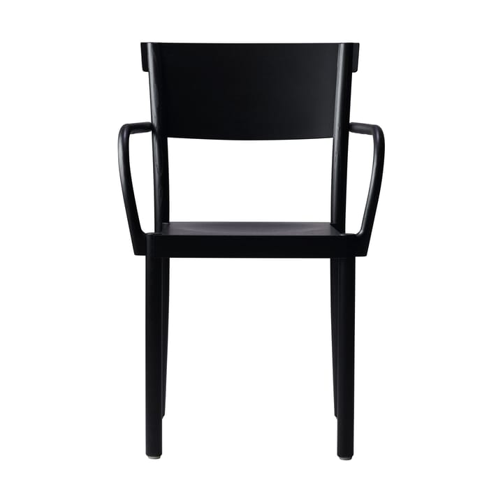 Light & Easy armchair - Ash-black stained-veneered seat - Gärsnäs