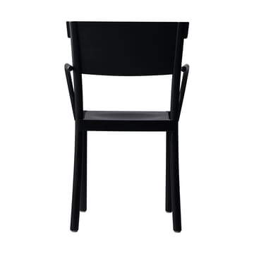 Light & Easy armchair - Ash-black stained-veneered seat - Gärsnäs