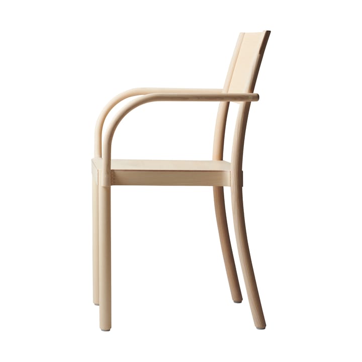 Light & Easy armchair - Ash-white-veneered seat - Gärsnäs