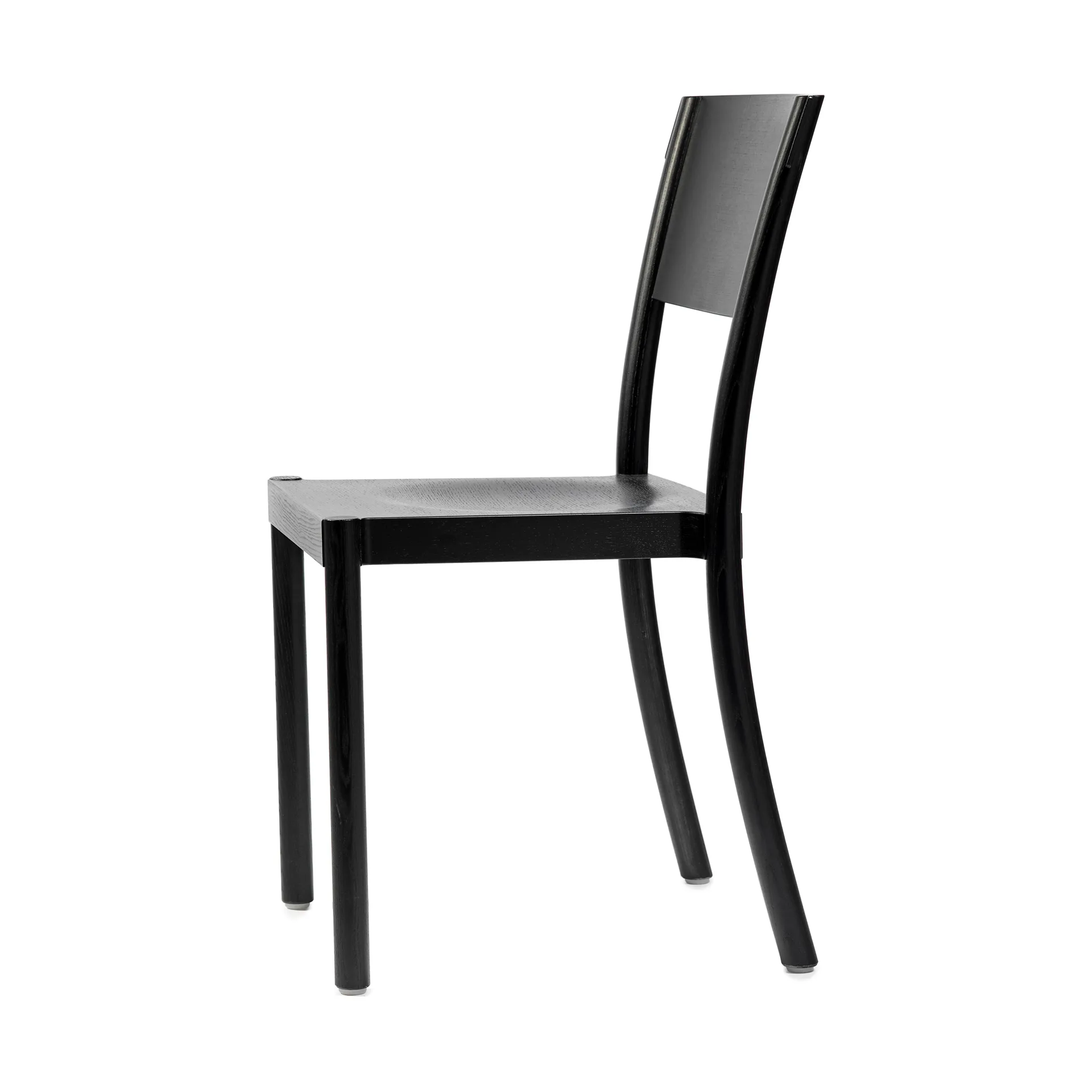 Light & Easy chair, Ash-black stained-veneered seat Gärsnäs