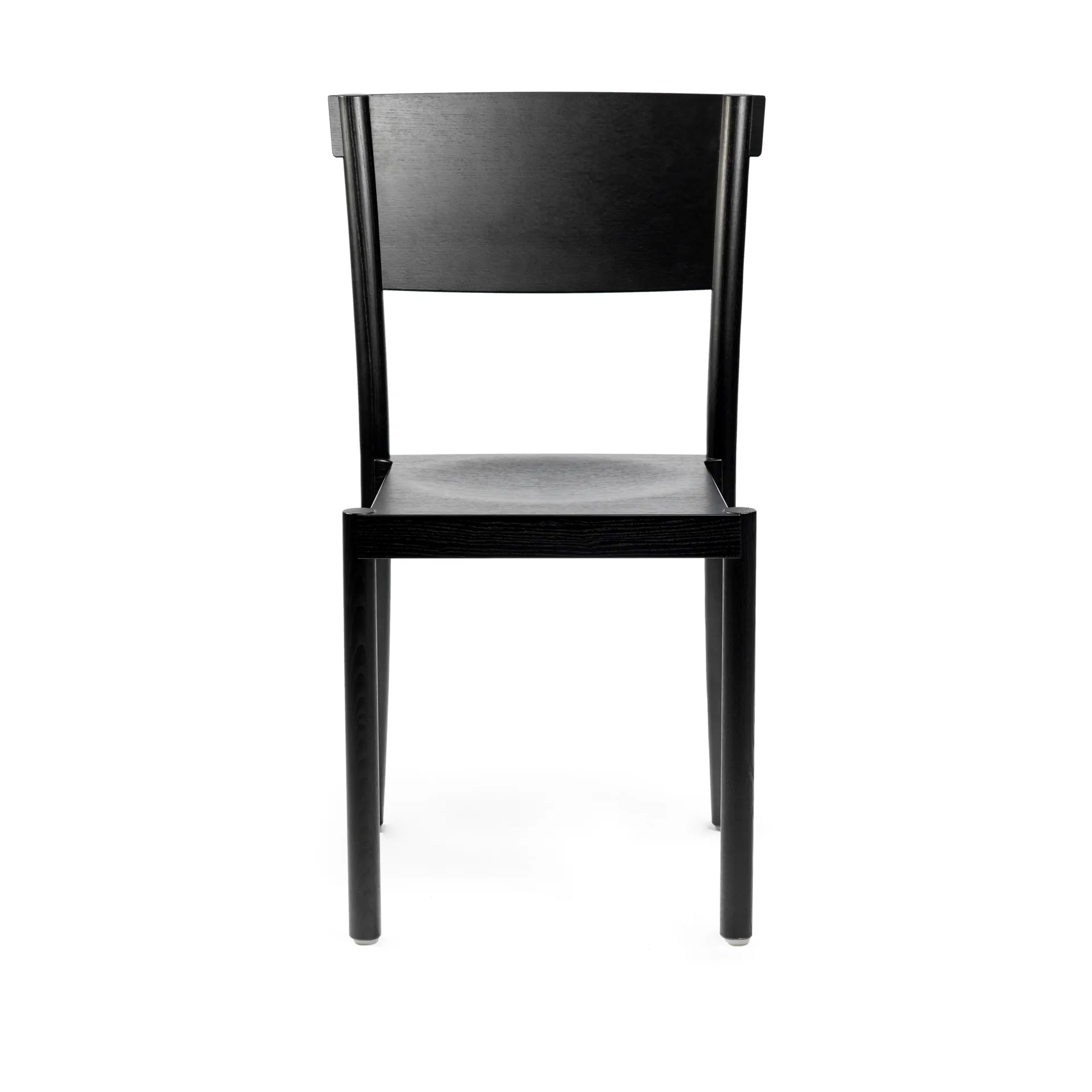 Light & Easy chair, Ash-black stained-veneered seat Gärsnäs