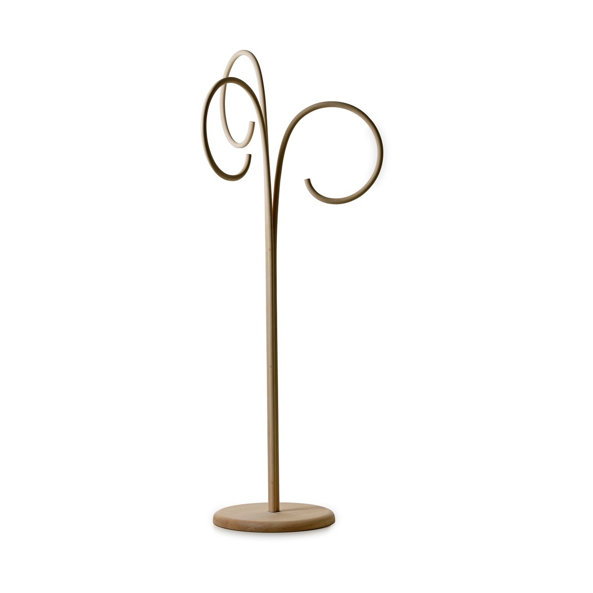 Gärsnäs Loop floor clothes hanger Ash-white | Scandinavian Design | Clothes racks, coat stands & hangers | Yellow