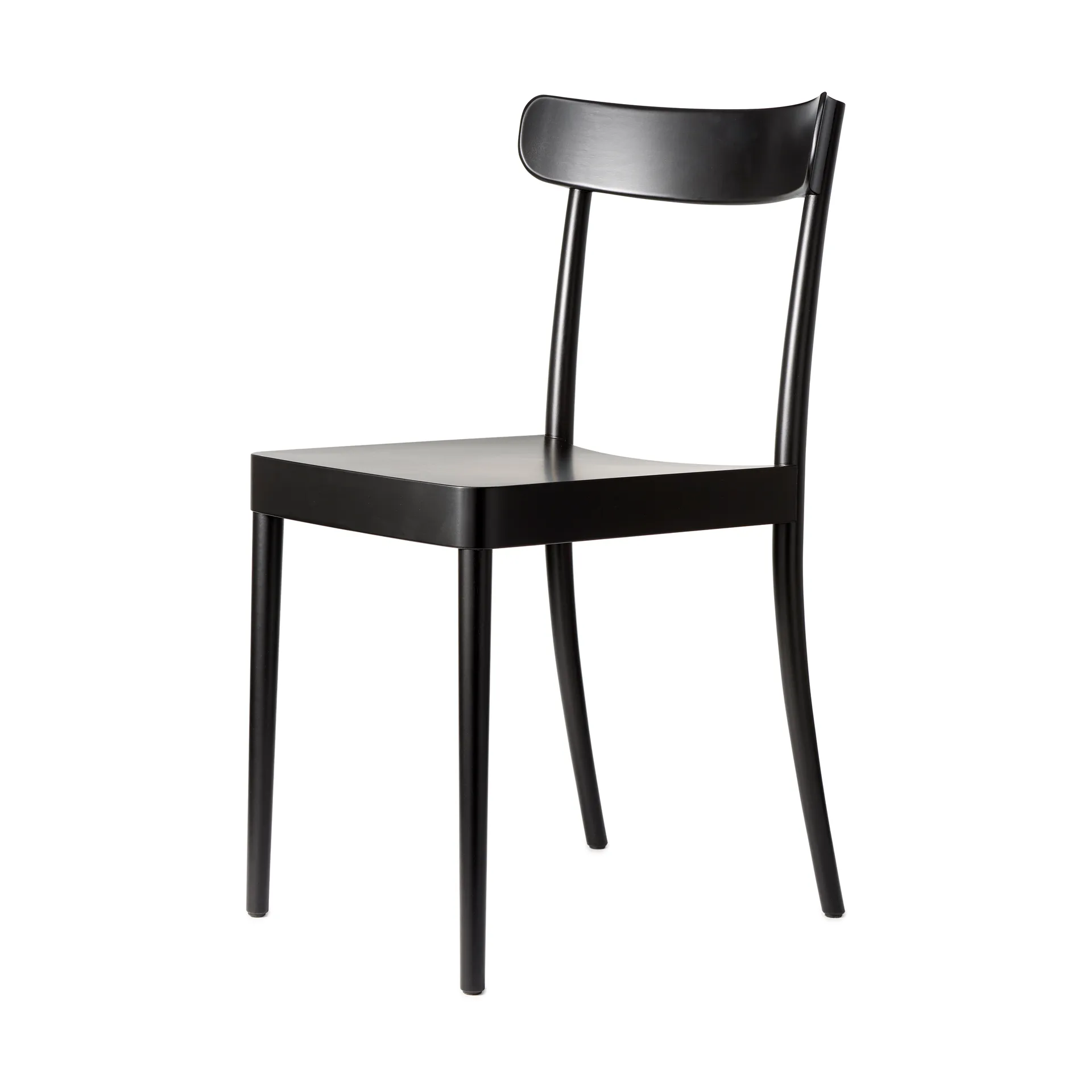 Petite chair, Veneered seat black Gärsnäs