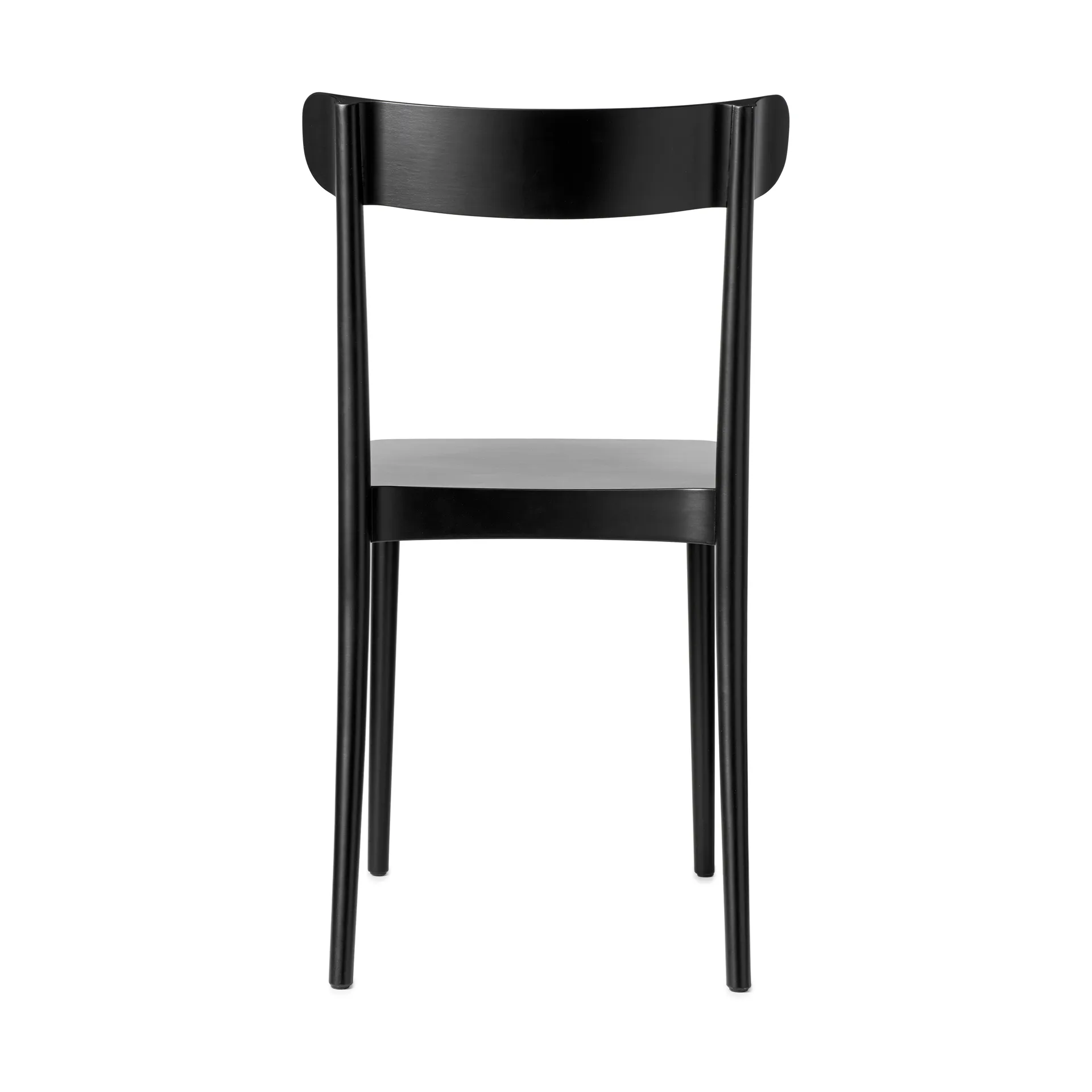 Petite chair, Veneered seat black Gärsnäs