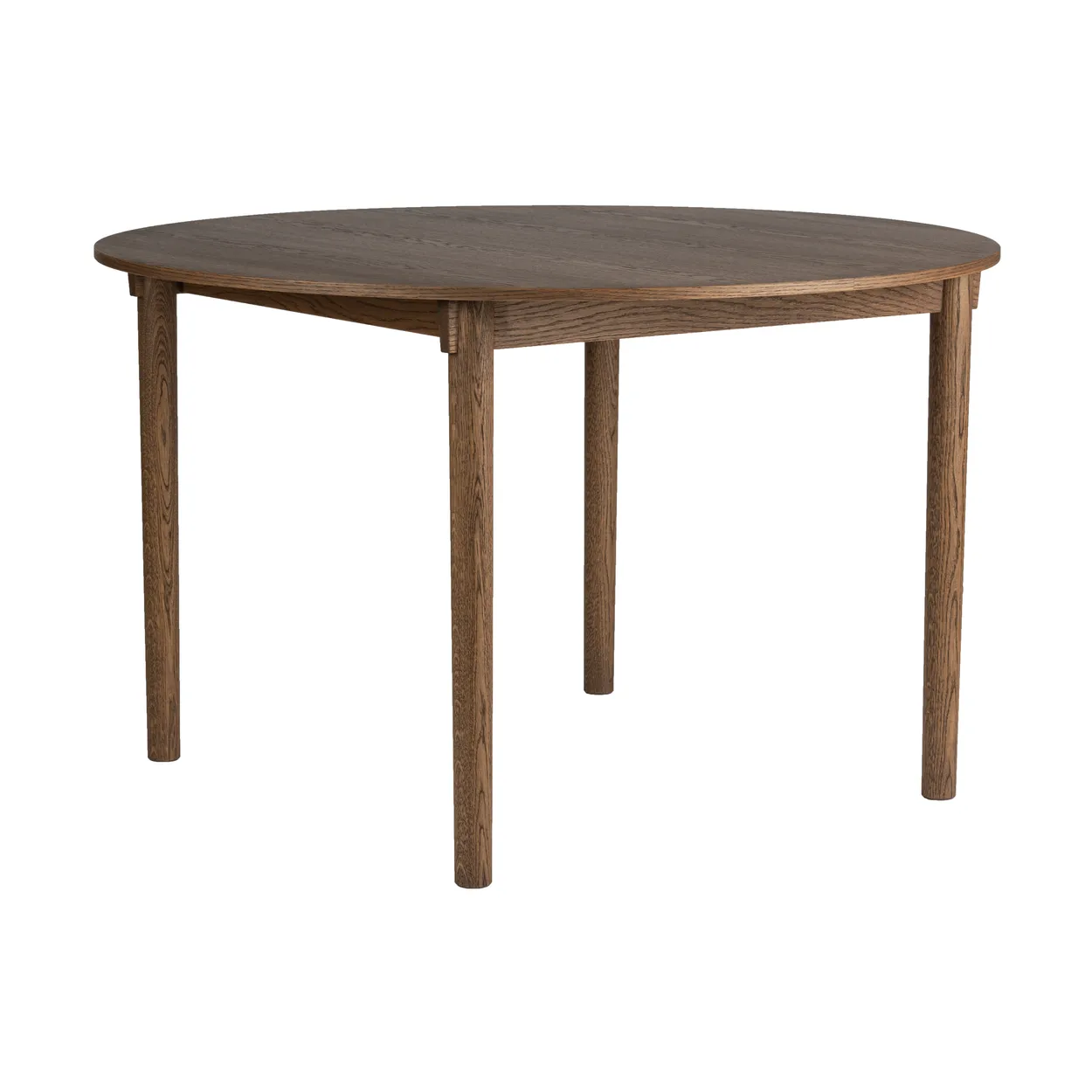 Gärsnäs Tak table o120 cm Oak-black | Scandinavian Design | Dining tables | Beige